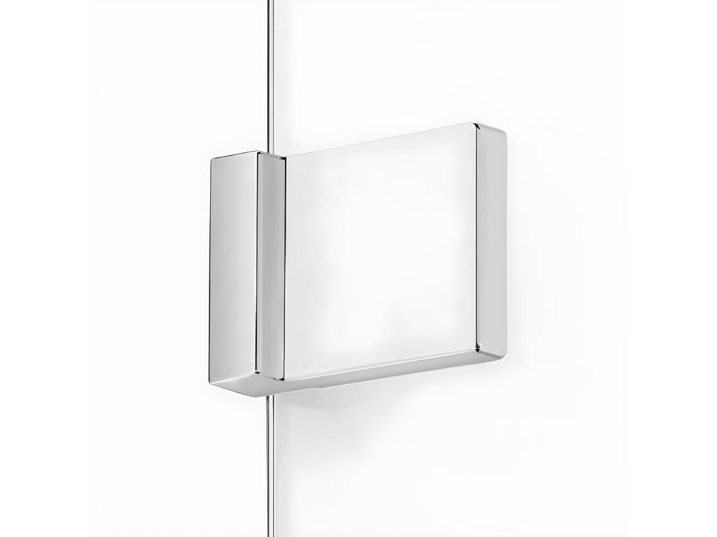 Bohometop 80x80cm left-hand pivot shower enclosure, Bohometop front access 78226MSRC