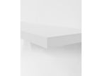 Set of 3 floating shelves in white fir wood, 140x3.2cm - Bohometop 65111BVIZ
