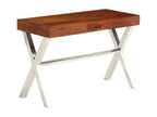 Bohometop solid wood desk with honey finish, 110x50x76 cm, 90986CDCD