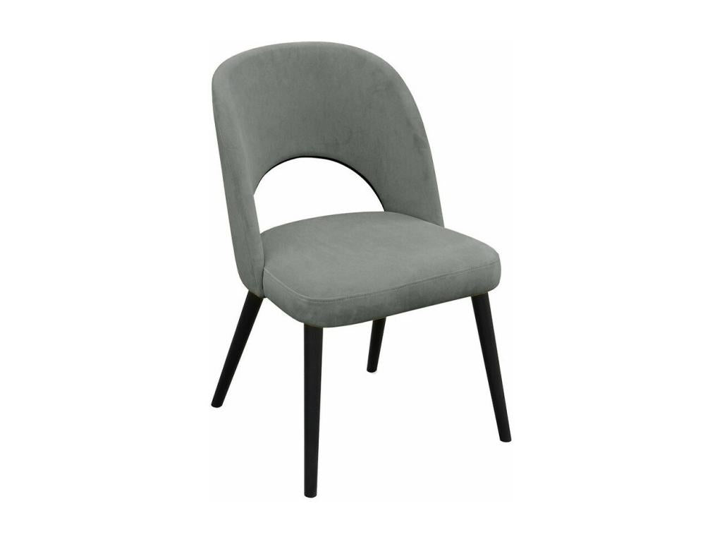 Bohometop 197 Chair, Black, 81x50x44cm, Upholstered Wood - Polywood 99651NUEX