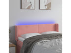 Pink LED Headboard 147x16x78/88 cm Velvet 48788NKZK