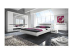 Bed Set 180x200 plus 2 Bedside Tables - Bohometop Collection - White - Designer Style. 91066EJFN