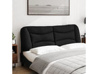 Black headboard cushion 160 cm fabric 43005PORP