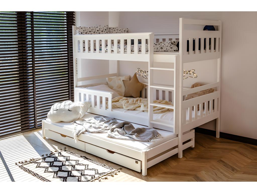 Bohometop bunk beds BB005 90x200 cm White 01988RMKU