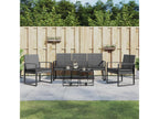 5-piece garden dining set with cushions, dark grey rattan PP 44176OGIV