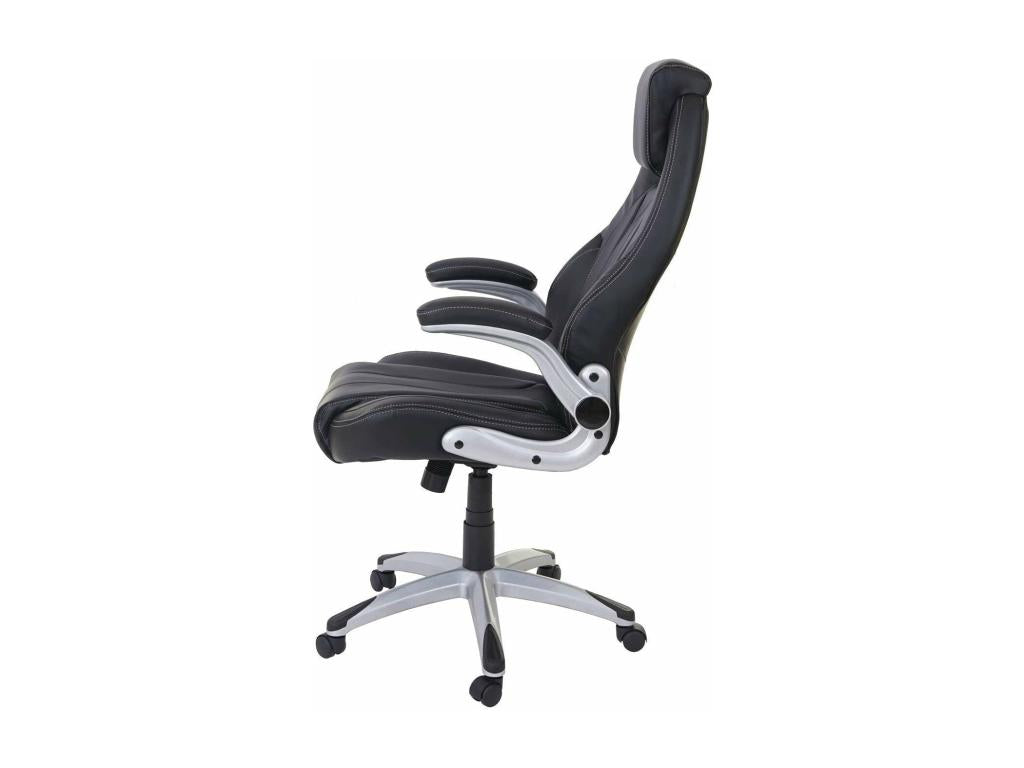 Office chair in black, 68x80x128 cm, BUR04080 50720MLZN