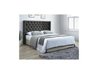 Upholstered headboard - 190 cm - Fabric - Grey - Bohometop 49100EXFK