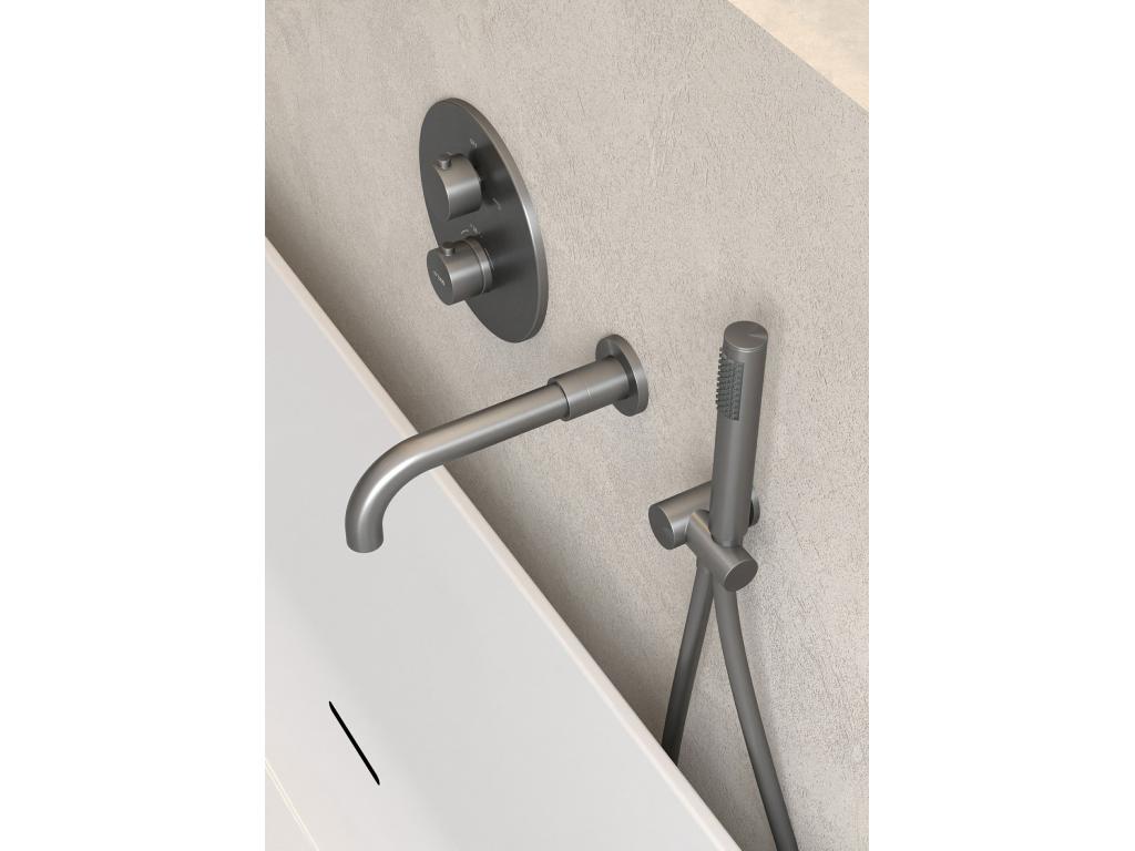 Bohometop 34830NBRW Gun Metal Concealed Thermostatic Bath Mixer