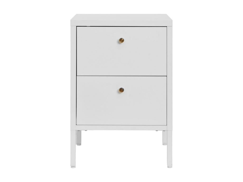 Bohometop Bedside Table White 40x40x60 cm Bohometop 75320DZCV