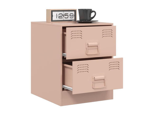 Bohometop - 2-piece pink bedside tables, 34.5x39x44 cm, steel, 02957RJUU