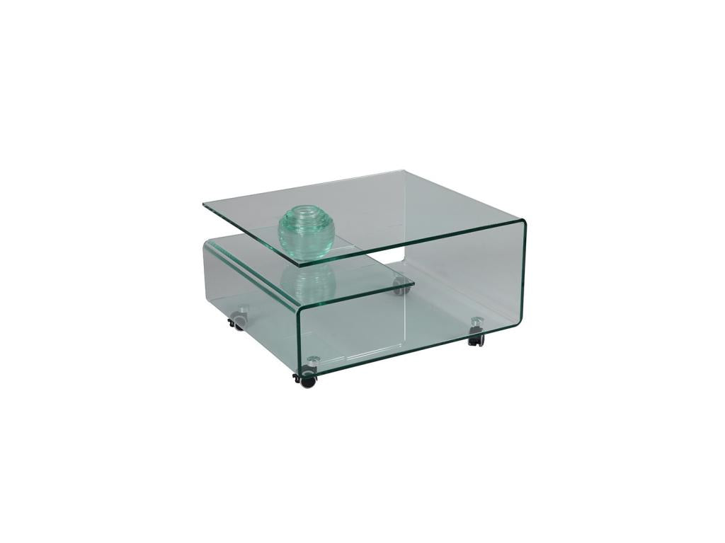 Glass coffee table on Bohometop - CLEAN 52669BEUJ