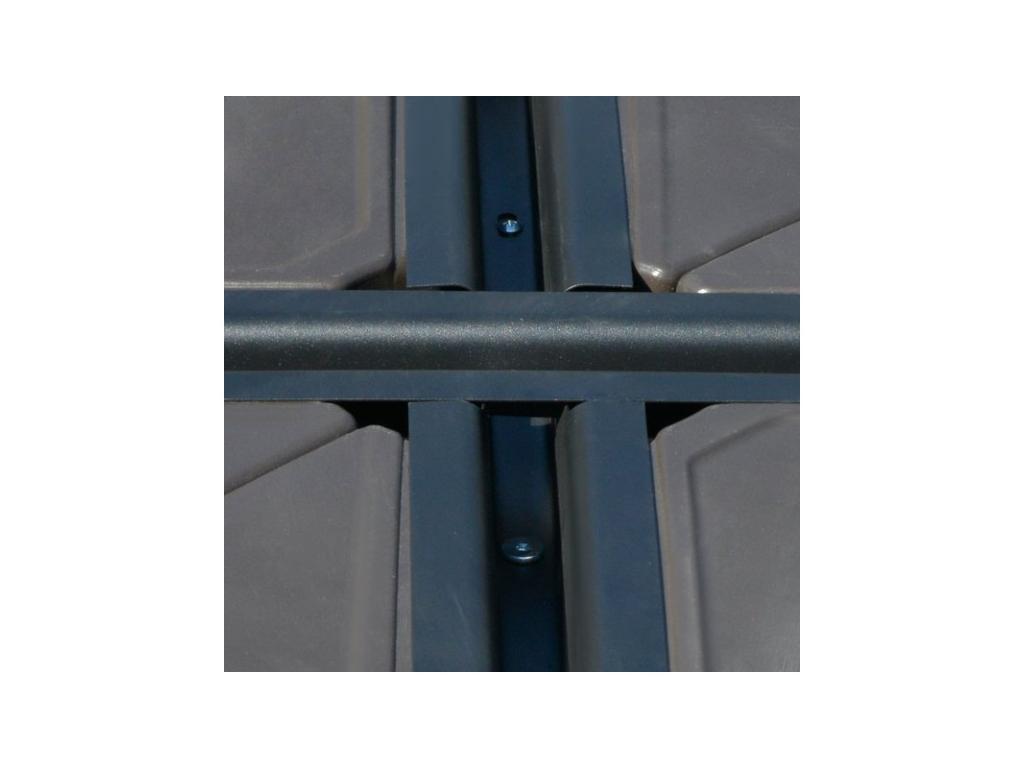 Bohometop offset parasol base, grey, 36679QIJM