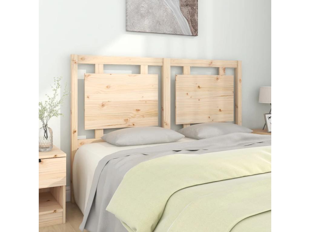Headboard 145.5x4x100 cm Solid pine wood 56332KOLY