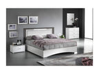 Bohometop - Bedroom 140x190cm with Chest of Drawers and Bedside Tables 02840QFFS