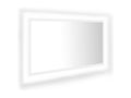 White LED Bathroom Mirror 80x8.5x37 cm Acrylic 91330BPES