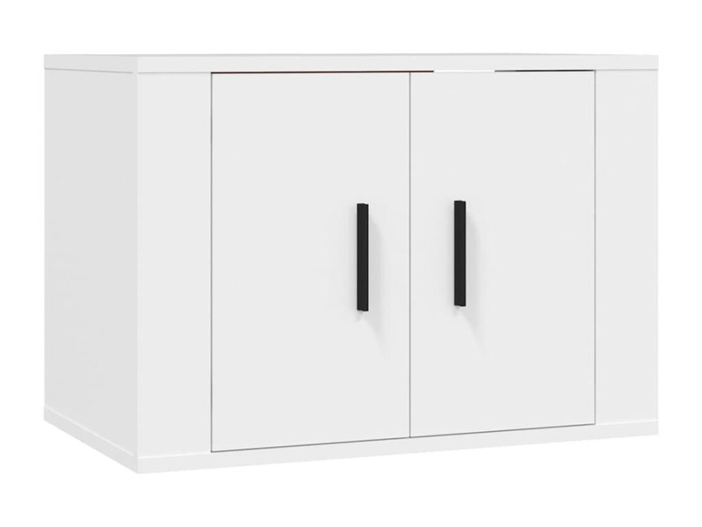 2-Piece TV Stand Set, White Engineered Wood, 43946OLWW