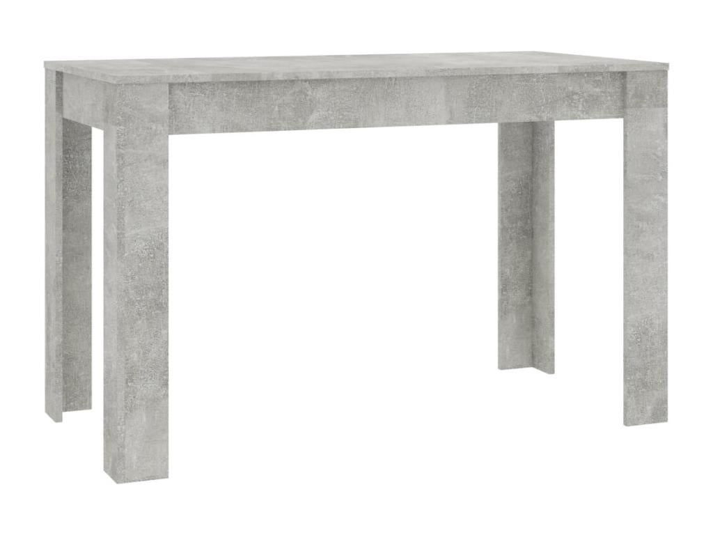 Concrete Grey Dining Table 120x60x76 cm Engineered Wood 45577XVYL