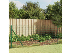 Green wire mesh fence 0.8x10 m galvanized steel 20537RRTA