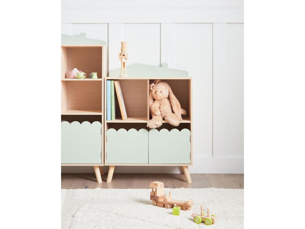 Bohometop Light Green Engineered Wood Shelf 98631MKLP