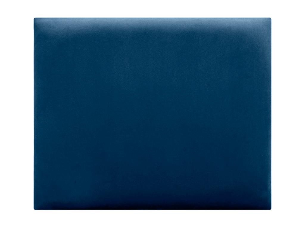 Bohometop Upholstered Headboard in High-Quality Velvet, Bohome Top, Composed of Interchangeable Self-Adhesive Panels, Blue, 160 cm, 10336UVKJ