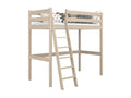 Oak loft bed N03 Whitewashed Oak 80x190 29232BFMB