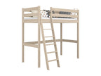 Oak loft bed N03 Whitewashed Oak 80x190 29232BFMB