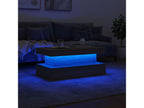 Coffee table with Bohometop LED lighting, oak finish, 90x50x40 cm, 75745UDZF