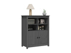 Grey Buffet 83x41.5x100 cm Solid Pine Wood 64600STSJ