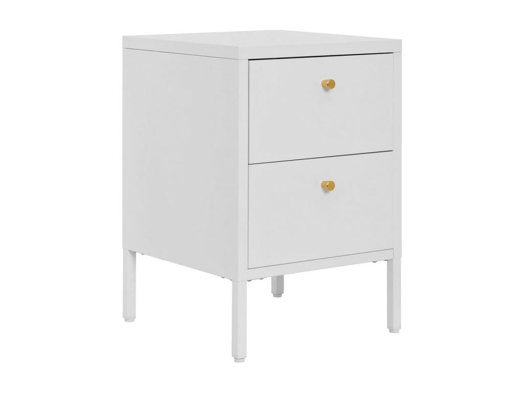 Bohometop Bedside Table White 40x40x60 cm Bohometop 75320DZCV