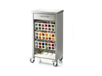 Bohometop kitchen trolley – Stainless steel gray - 93x48x34cm - Bohometop 12691MUJL
