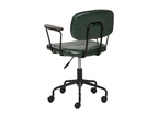 Bohometop Office Chair, Dark Green PU Leather, 95389ZKBN