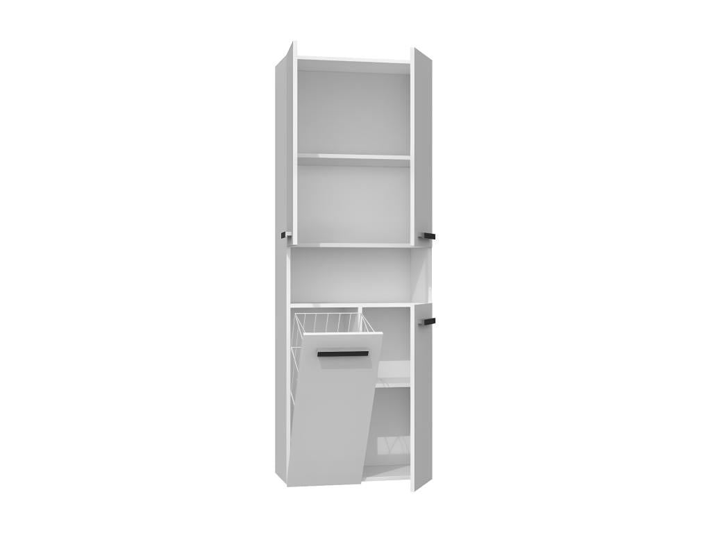 Homelumiere - Bathroom cabinet with basket door - Modern style - 174x60x30 cm - Bathroom column