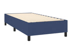 Bohometop bed base with mattress and LED light, blue, 90x200cm, fabric, 43763JGGR