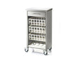 Bohometop kitchen trolley – Stainless steel gray - 93x48x34cm - Bohometop 12691MUJL