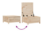 6-piece garden furniture set made of solid pine wood