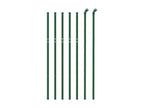 Green wire mesh fence 0.8x10 m galvanized steel 20537RRTA
