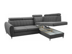 Bohometop 125 Corner Sofa, Green, with Sleeping Function and Bedding Box, 264x200x90cm, 09991HOHG