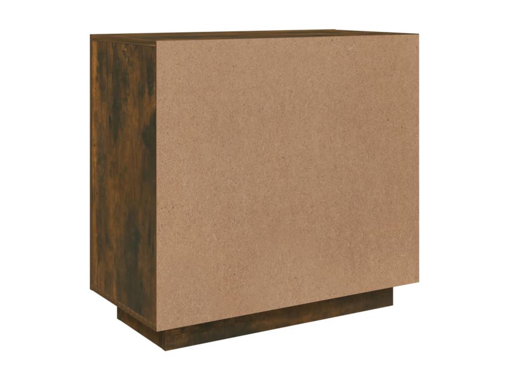 Smoked Oak Sideboard 80x40x75 cm Engineered Wood 19221JWYV