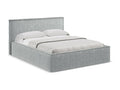 Bohometop 84864RIHG 160x200cm Boucle Fabric Storage Bed - Silver