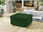 Bohometop 115 Green Pouf 41x68x70cm Tapestry Plastic Feet 76115UDZL
