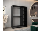 Bohometop Sliding Door Wardrobe 200/150/62 2 Doors Black/Bohometop 47258TILN