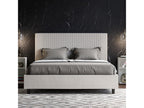 Bohometop 84408LPWO Upholstered Bed without Mattress 160x210 White Faux Leather