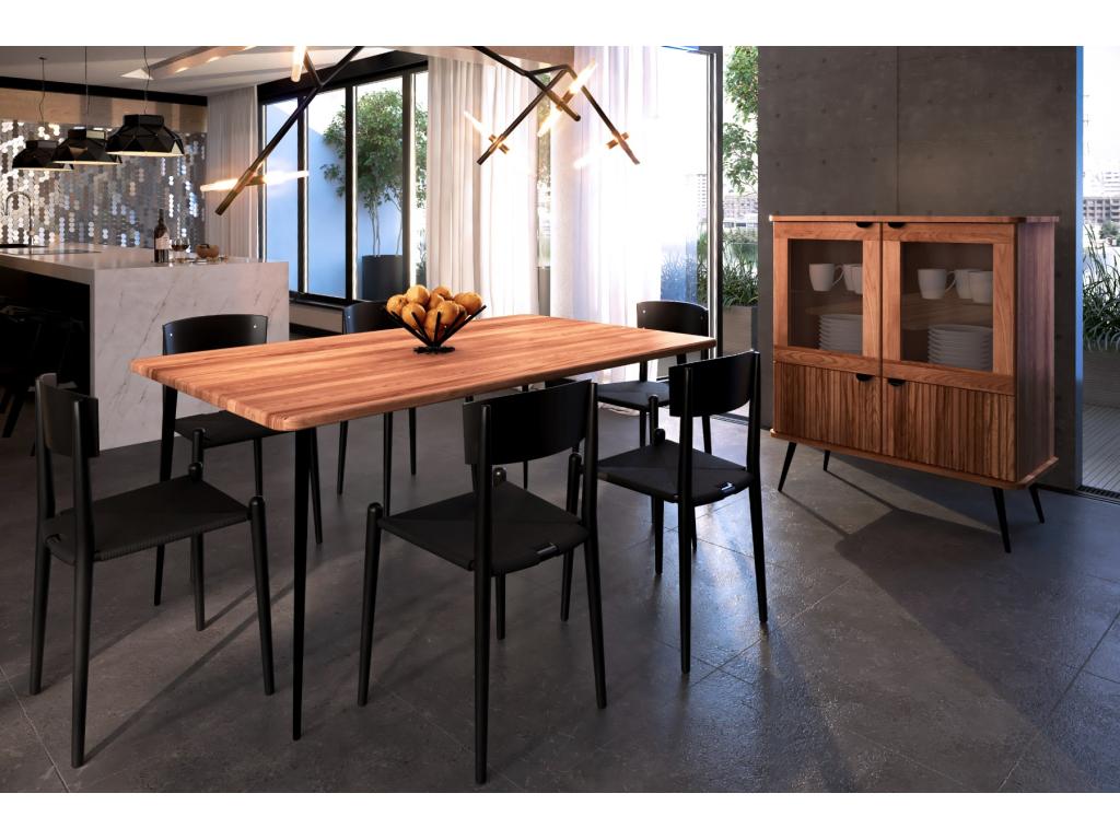 Bohometop - Natural oiled beech heartwood table 100x110 29524YJIE