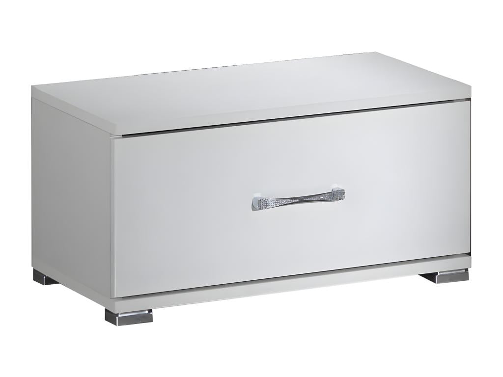 Bohometop - Bedroom 140x190cm with Chest of Drawers and Bedside Tables 02840QFFS