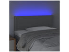 Light Grey LED Headboard 100x5x78-88 Fabric 77336DXL