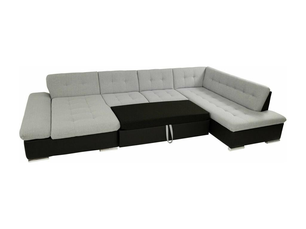 Bohometop 150 Yellow Corner Sofa with Sleeping Function and Bedding Box, 345x205x76cm, 30242LIEJ