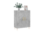 Concrete grey sideboard 69.5x34x90 cm engineered wood 99558UARN