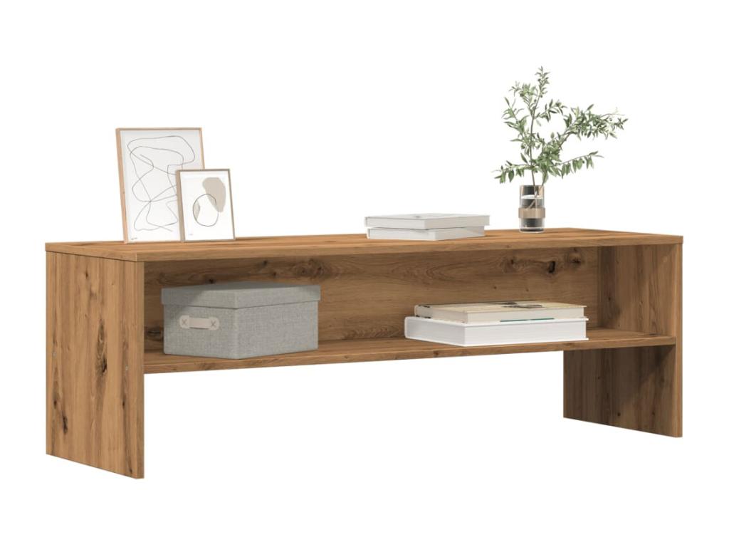 Handcrafted oak TV stand, 120x40x40 cm, engineered wood, 15245VLHB