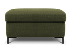 Bohometop - Ottoman with storage in green structured fabric - 87x72x46cm 67944LPEU