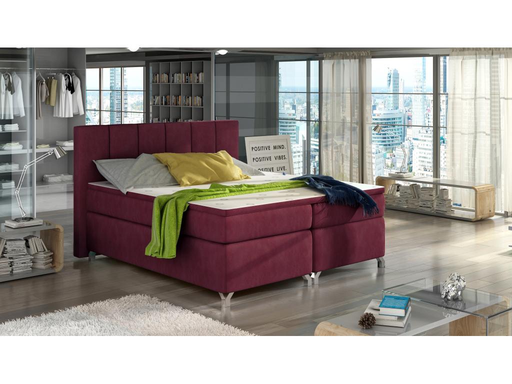 Bohometop Spring Bohometop Bed 140x200 / Fabric-Bordeux 38060DFQA